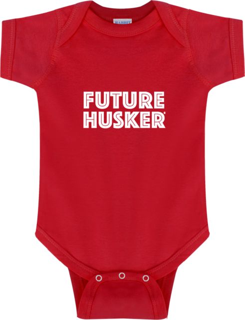 Nebraska Infant Bodysuit Future Husker Stacked - ONLINE ONLY