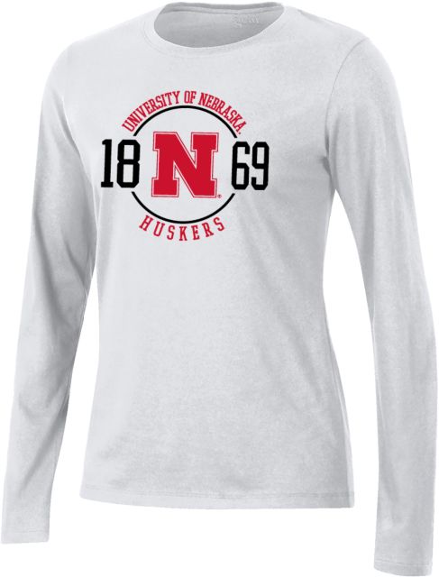 Nebraska Gear Womens Long Sleeve Tee Huskers Dad - ONLINE ONLY
