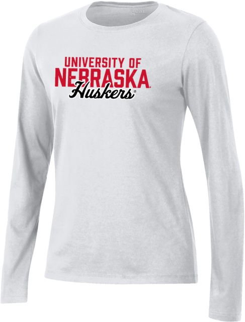 Nebraska Gear Womens Long Sleeve Tee Huskers Dad - ONLINE ONLY