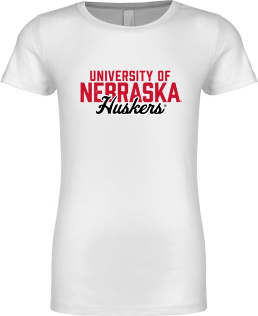 Nebraska Next Level Girls Fashion Fit T Shirt Huskers Dad - ONLINE ONLY