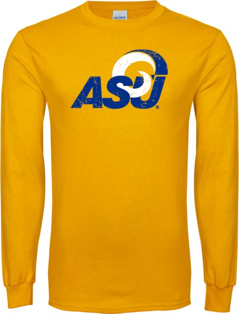 Angelo State Long Sleeve T Shirt Distressed Logo - ONLINE ONLY
