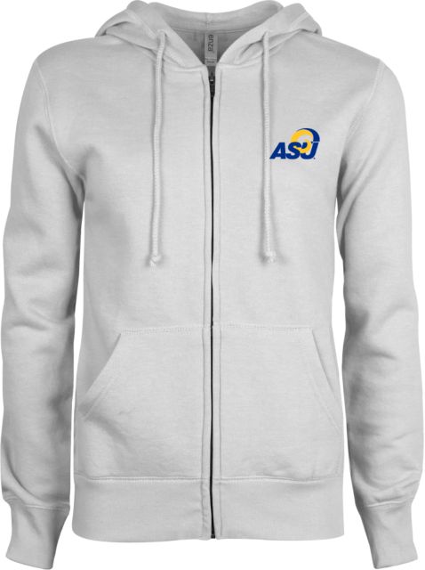 Angelo State ENZA Ladies Fleece Full Zip Hoodie ASU Logo - ONLINE ONLY
