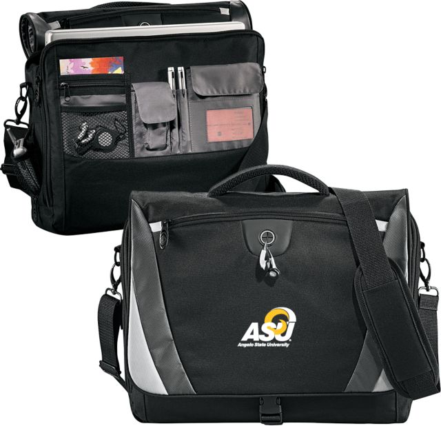 Angelo State Slope Compu Messenger Bag Primary Mark - ONLINE ONLY