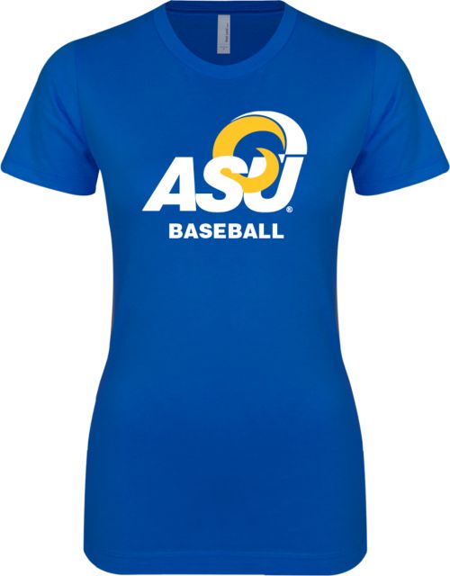 Angelo State Next Level Ladies SoftStyle Junior Fitted Tee ASU Baseball - ONLINE ONLY
