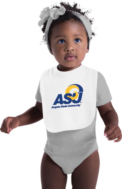 Angelo State Baby Bib Primary Mark - ONLINE ONLY