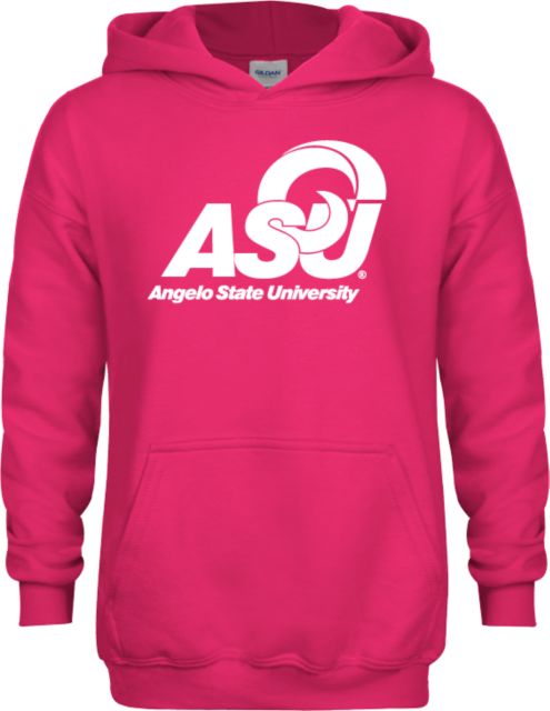 Angelo State Youth Fleece Hoodie Primary Mark - ONLINE ONLY