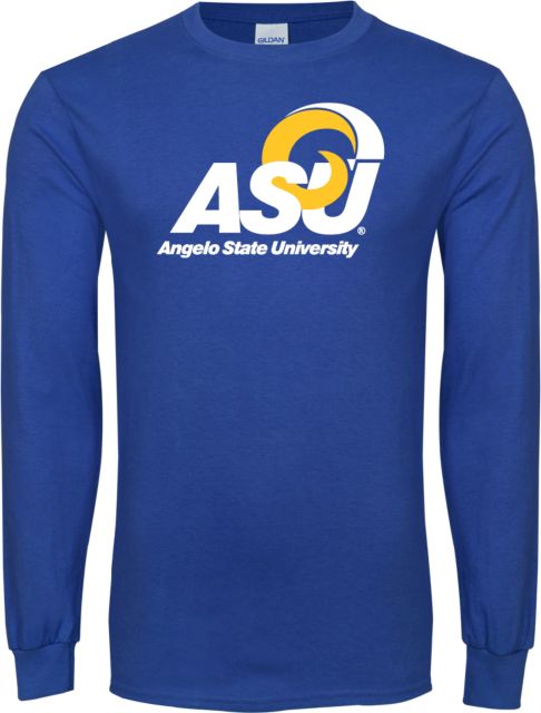 Angelo State Long Sleeve T Shirt Primary Mark - ONLINE ONLY