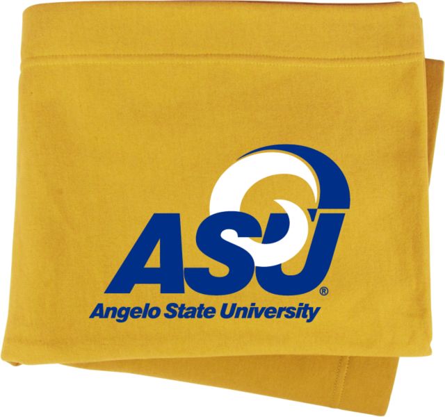 Angelo State Sweatshirt Blanket Primary Mark - ONLINE ONLY