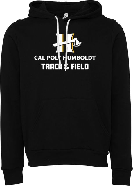 Humboldt Bella + Canvas Fleece Hood Cal Poly Humboldt Track and Field - ONLINE ONLY