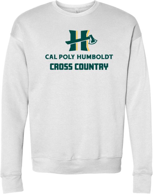 Humboldt Bella + Canvas Fleece Crew Cal Poly Humboldt Cross Country - ONLINE ONLY