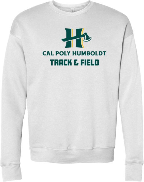 Humboldt Bella + Canvas Fleece Crew Cal Poly Humboldt Track and Field - ONLINE ONLY