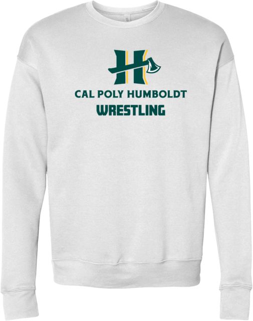 Humboldt Bella + Canvas Fleece Crew Cal Poly Humboldt Wrestling - ONLINE ONLY