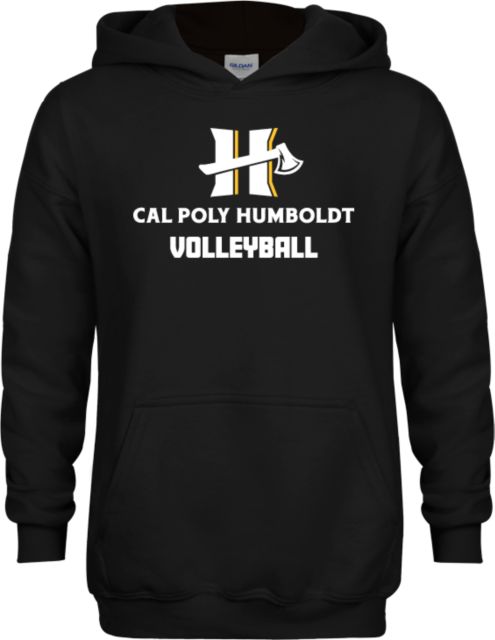 Humboldt Youth Fleece Hoodie Cal Poly Humboldt Volleyball - ONLINE ONLY