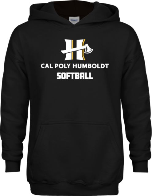 Humboldt Youth Fleece Hoodie Cal Poly Humboldt Softball - ONLINE ONLY