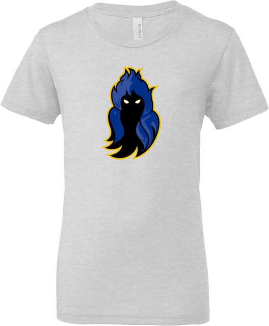 Delaware CC Bella + Canvas Youth Jersey T Shirt DCCC Phantom Mascot - ONLINE ONLY