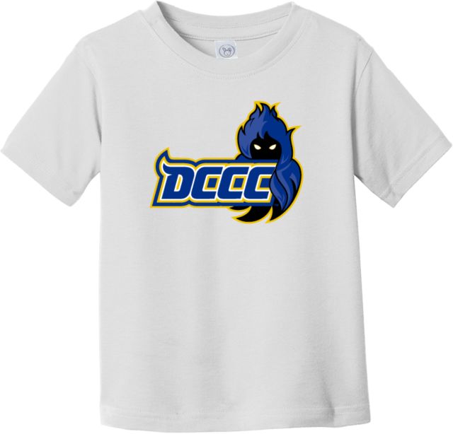 Delaware CC Toddler T Shirt DCCC Wordmark with Mascot - ONLINE ONLY