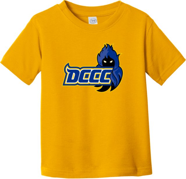 Delaware CC Toddler T Shirt DCCC Wordmark with Mascot - ONLINE ONLY