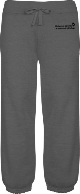 Delaware CC ENZA Womens Banded Fleece Capri Delaware County Community College Primary Mark - ONLINE ONLY