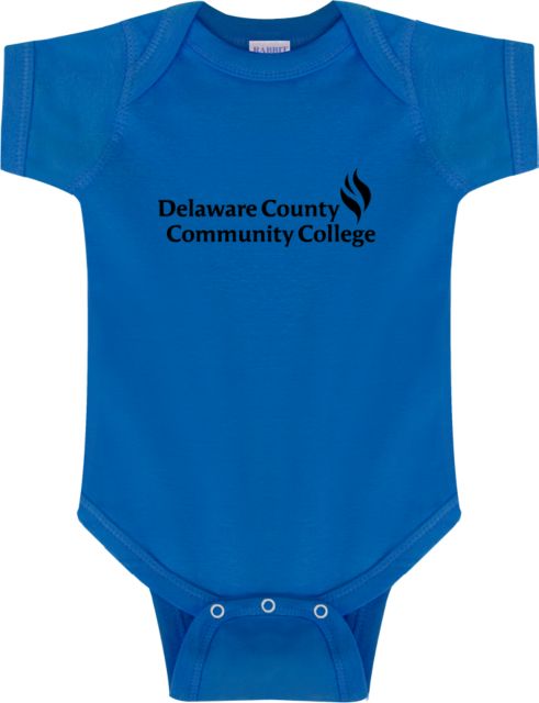 Delaware CC Infant Bodysuit Delaware County Community College Primary Mark - ONLINE ONLY