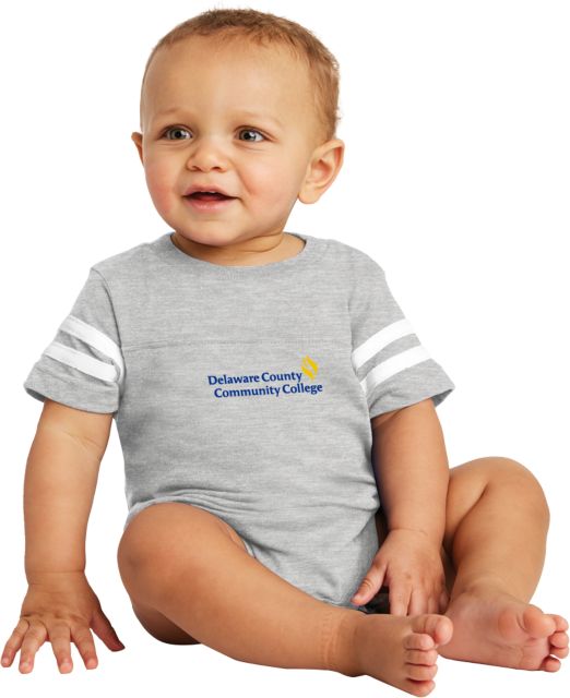 Delaware CC Vintage Jersey Bodysuit Delaware County Community College Primary Mark - ONLINE ONLY