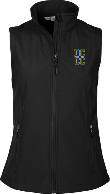 Delaware CC Womens Core Softshell Vest DCCC Stacked - ONLINE ONLY