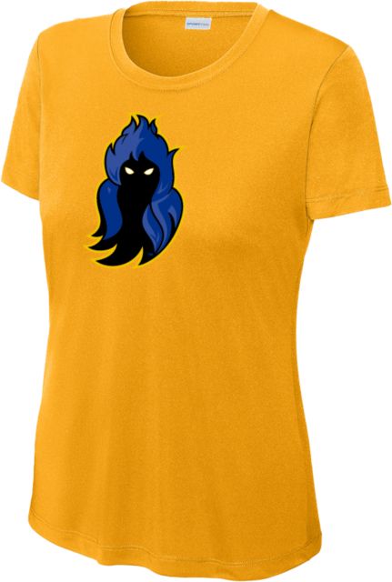 Delaware CC Womens Performance Short Sleeve Tee DCCC Phantom Mascot - ONLINE ONLY