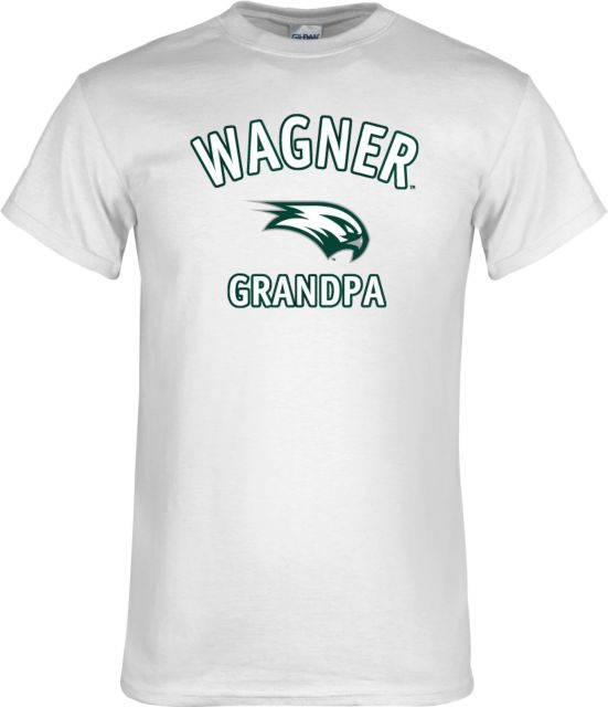 : Wagner College Seahawks Horizontal Logo T-Shirt : Sports &  Outdoors