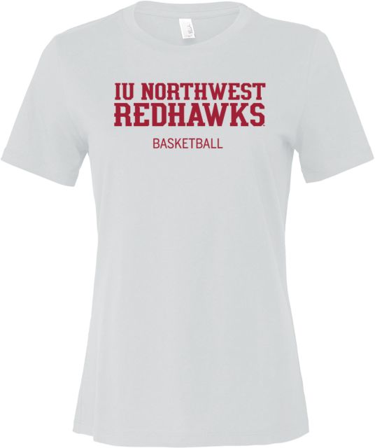 Indiana Bella + Canvas Womens Relaxed Cotton T Shirt Indiana University Northwest Basketball - ONLINE ONLY