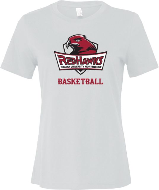 Indiana Bella + Canvas Womens Relaxed Cotton T Shirt Indiana University Northwest Basketball - ONLINE ONLY