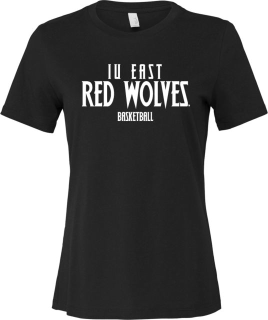 Indiana Bella + Canvas Womens Relaxed Cotton T Shirt Indiana University East Basketball - ONLINE ONLY