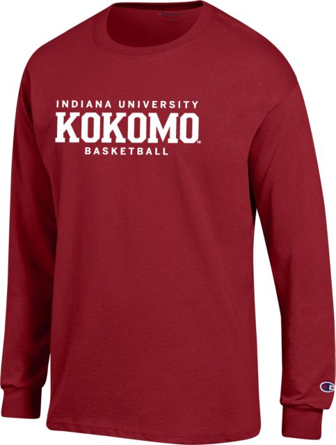 Indiana Champion Long Sleeve T Shirt Indiana University Kokomo Basketball - ONLINE ONLY
