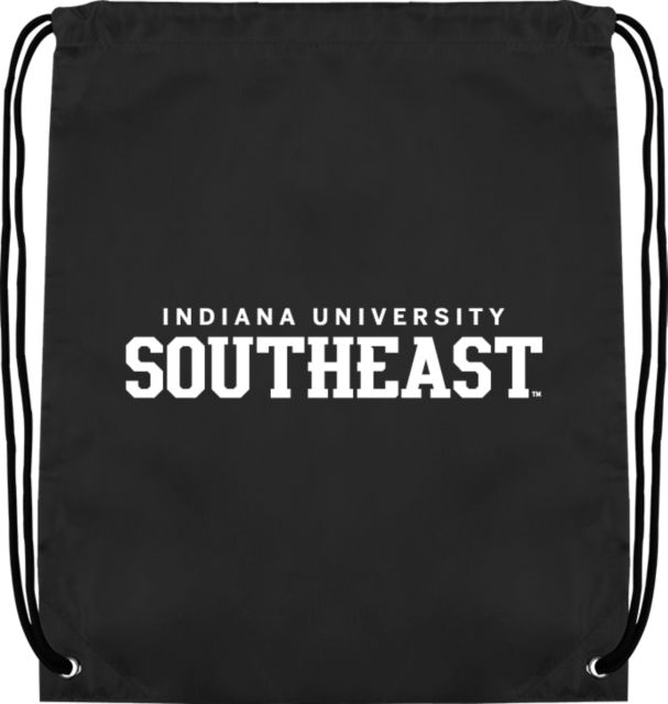 Indiana Drawstring Backpack Indiana University Southeast Wordmark - ONLINE ONLY