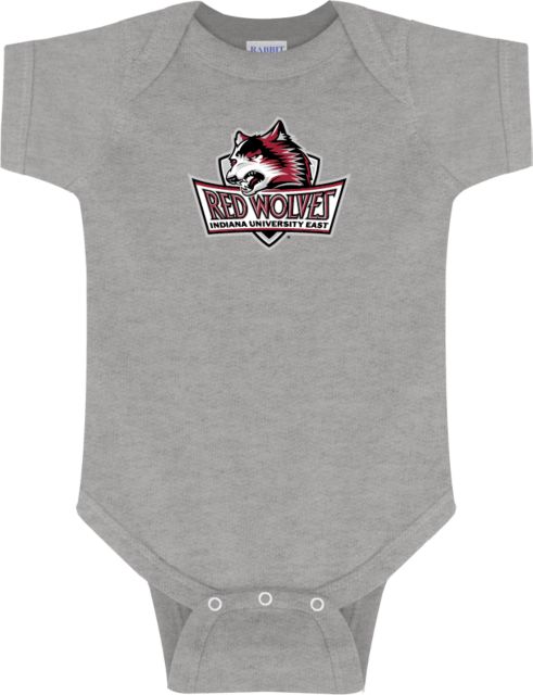 Indiana Infant Bodysuit Indiana University East Red Wolves Primary Mark - ONLINE ONLY