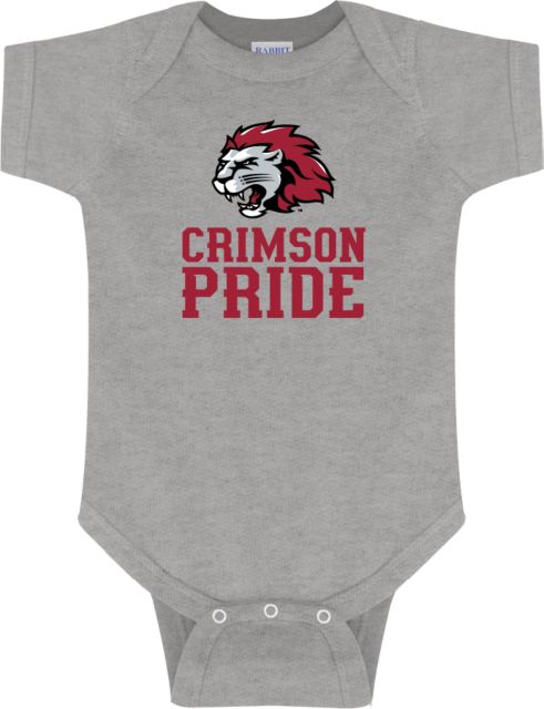 Indiana Infant Bodysuit Crimson Pride with Mascot Stacked - ONLINE ONLY