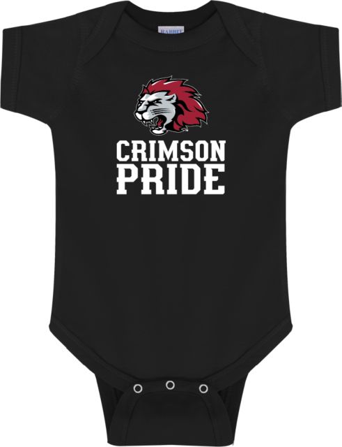Indiana Infant Bodysuit Crimson Pride with Mascot Stacked - ONLINE ONLY