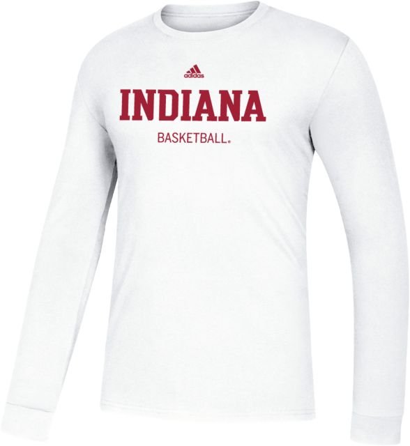 Indiana Adidas Amplifier Long Sleeve Tee Indiana University  Basketball - ONLINE ONLY