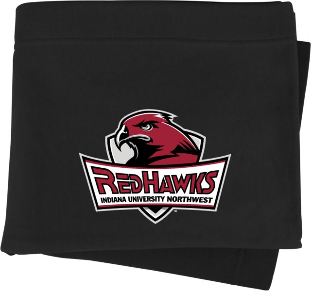 Indiana Sweatshirt Blanket Indiana University Northwest Primary Mark - ONLINE ONLY