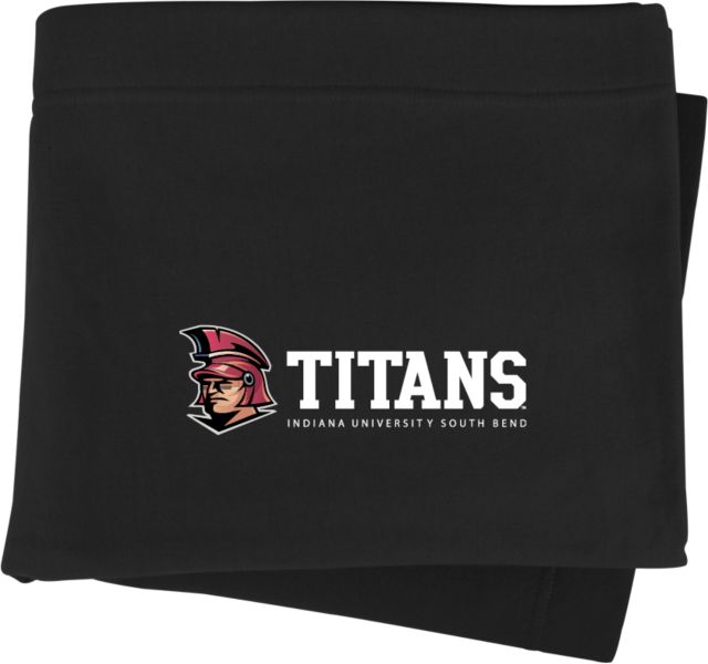 Indiana Sweatshirt Blanket Indiana University South Bend Primary Mark - ONLINE ONLY