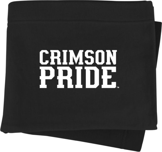 Indiana Sweatshirt Blanket Crimson Pride Stacked - ONLINE ONLY