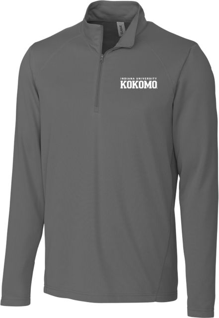 Indiana Clique Ice Pique Titan Half Zip Indiana University Kokomo Wordmark - ONLINE ONLY