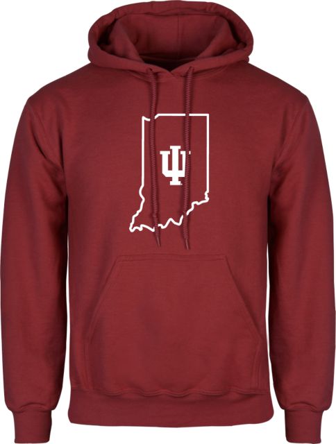 Indiana Fleece Crew Indiana University Kokomo Trident Traditional Pride - ONLINE ONLY