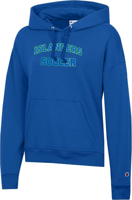 Texas A&M Corpus Christi Champion Womens Powerblend Pullover Hood Soccer - ONLINE ONLY