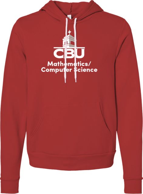 Christian Brothers Bella + Canvas Fleece Hood CBU Mathematics Computer Science - ONLINE ONLY