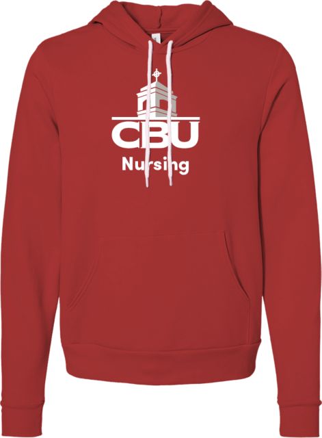 Christian Brothers Bella + Canvas Fleece Hood CBU Nursing - ONLINE ONLY