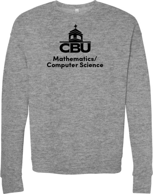 Christian Brothers Bella + Canvas Fleece Crew CBU Mathematics Computer Science - ONLINE ONLY