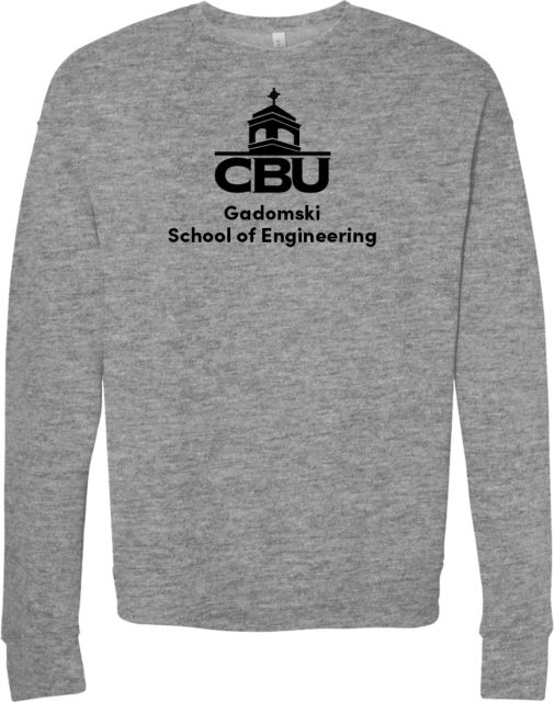 Christian Brothers Bella + Canvas Fleece Crew CBU School of Engineering - ONLINE ONLY