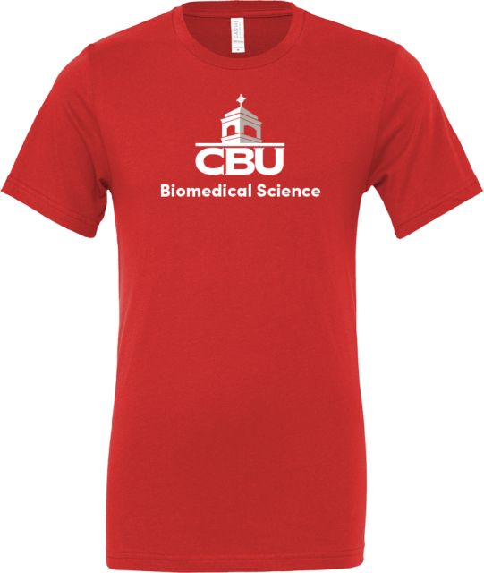 Christian Brothers Bella + Canvas Jersey Cotton T Shirt CBU Biomedical Science - ONLINE ONLY