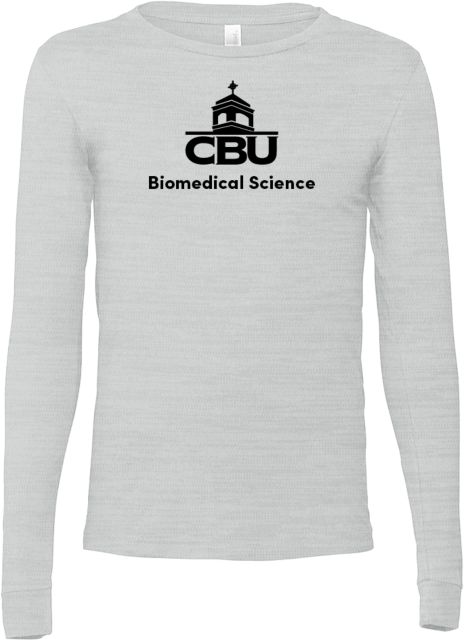 Christian Brothers Bella + Canvas Jersey Cotton Long Sleeve T Shirt CBU Biomedical Science - ONLINE ONLY