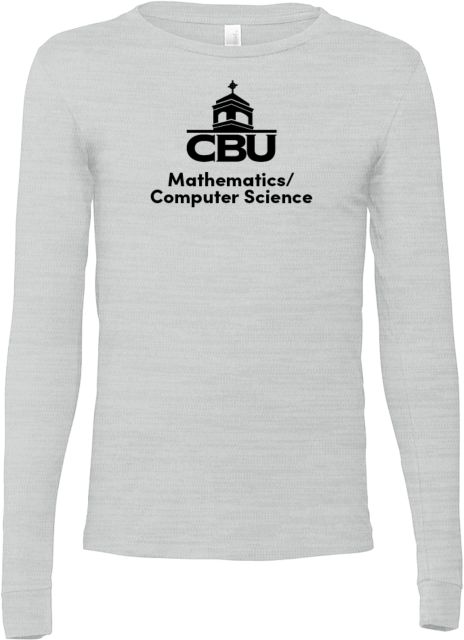 Christian Brothers Bella + Canvas Jersey Cotton Long Sleeve T Shirt CBU Mathematics Computer Science - ONLINE ONLY