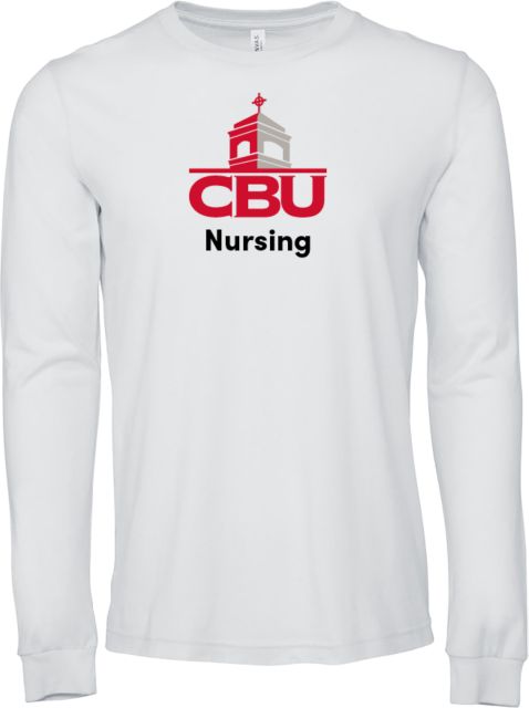 Christian Brothers Bella + Canvas Jersey Cotton Long Sleeve T Shirt CBU Nursing - ONLINE ONLY